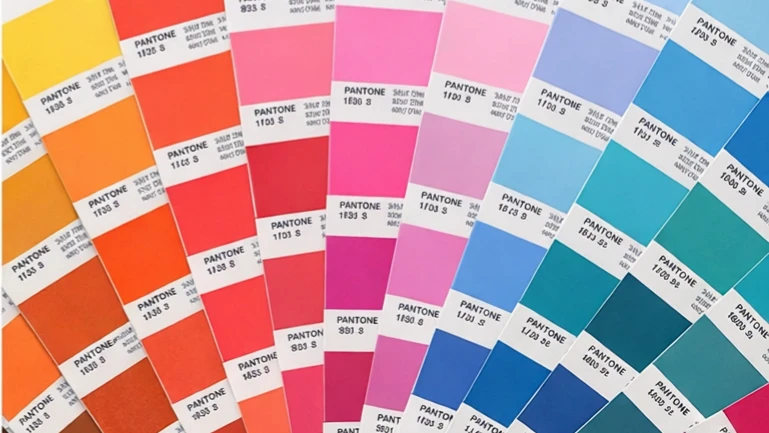 Covered yarn color card Covered yarn color card